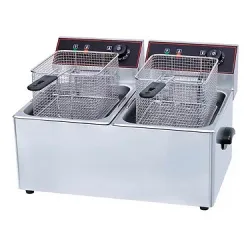 Купить фритюрница hualian machinery hef-6l-2 (2 емкости) – цена от завода, доставка до двери | RuOborudovanie.ru