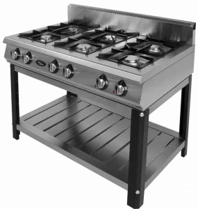 Плита газовая Grill Master Ф6ПГ/800 ГАЗ (50005) на подставке 6конф. 44кВт, 1180х800х900мм – купить по цене завода